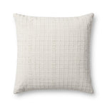Jean Stoffer x Loloi PJS0015 Ivory 12'' x 27'' Cover Only Pillow White Cliff Studio Throw Pillows