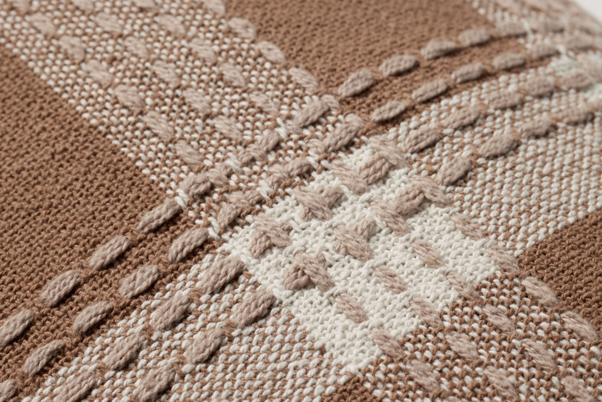 Jean Stoffer x Loloi PJS0016 Rust / Multi 16'' x 26'' Cover Only Pillow White Cliff Studio Throw Pillows