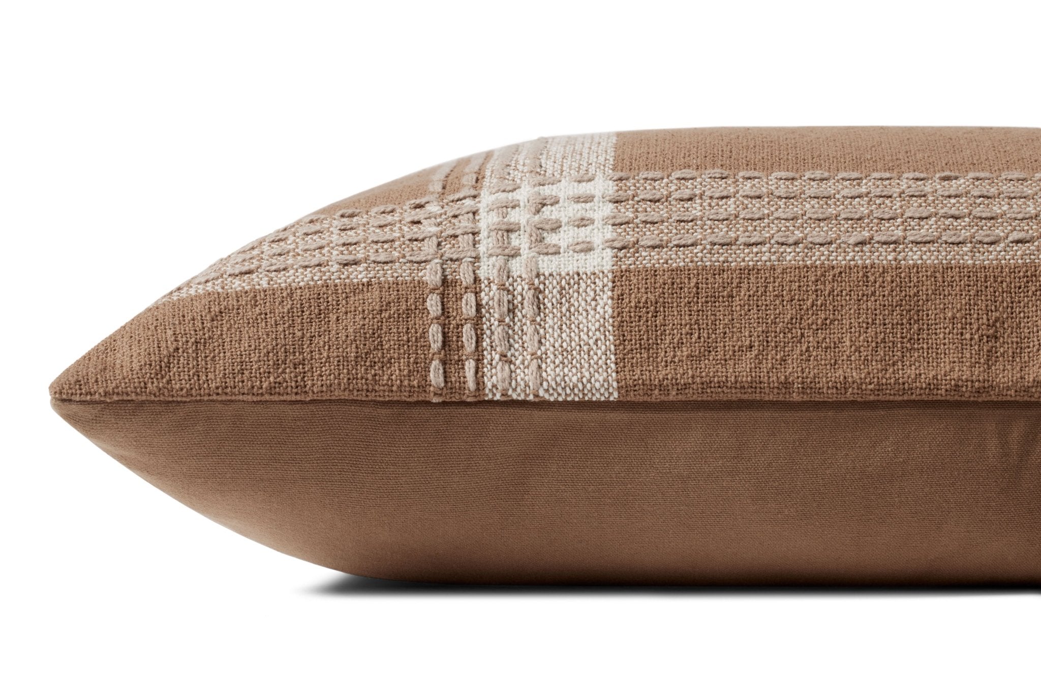 Jean Stoffer x Loloi PJS0016 Rust / Multi 16'' x 26'' Cover Only Pillow White Cliff Studio Throw Pillows