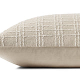 Jean Stoffer x Loloi PJS0017 Beige / Ivory 16'' x 26'' Cover Only Pillow White Cliff Studio Throw Pillows