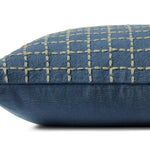 Jean Stoffer x Loloi PJS0017 Blue / Green 18'' x 18'' Cover Only Pillow White Cliff Studio Throw Pillows