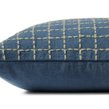 Jean Stoffer x Loloi PJS0017 Blue / Green 18'' x 18'' Cover Only Pillow White Cliff Studio Throw Pillows