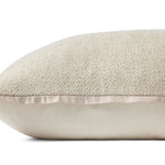 Jean Stoffer x Loloi PJS0018 Oatmeal 13'' x 35'' Cover Only Pillow White Cliff Studio Throw Pillows