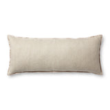 Jean Stoffer x Loloi PJS0018 Oatmeal 13'' x 35'' Cover Only Pillow White Cliff Studio Throw Pillows