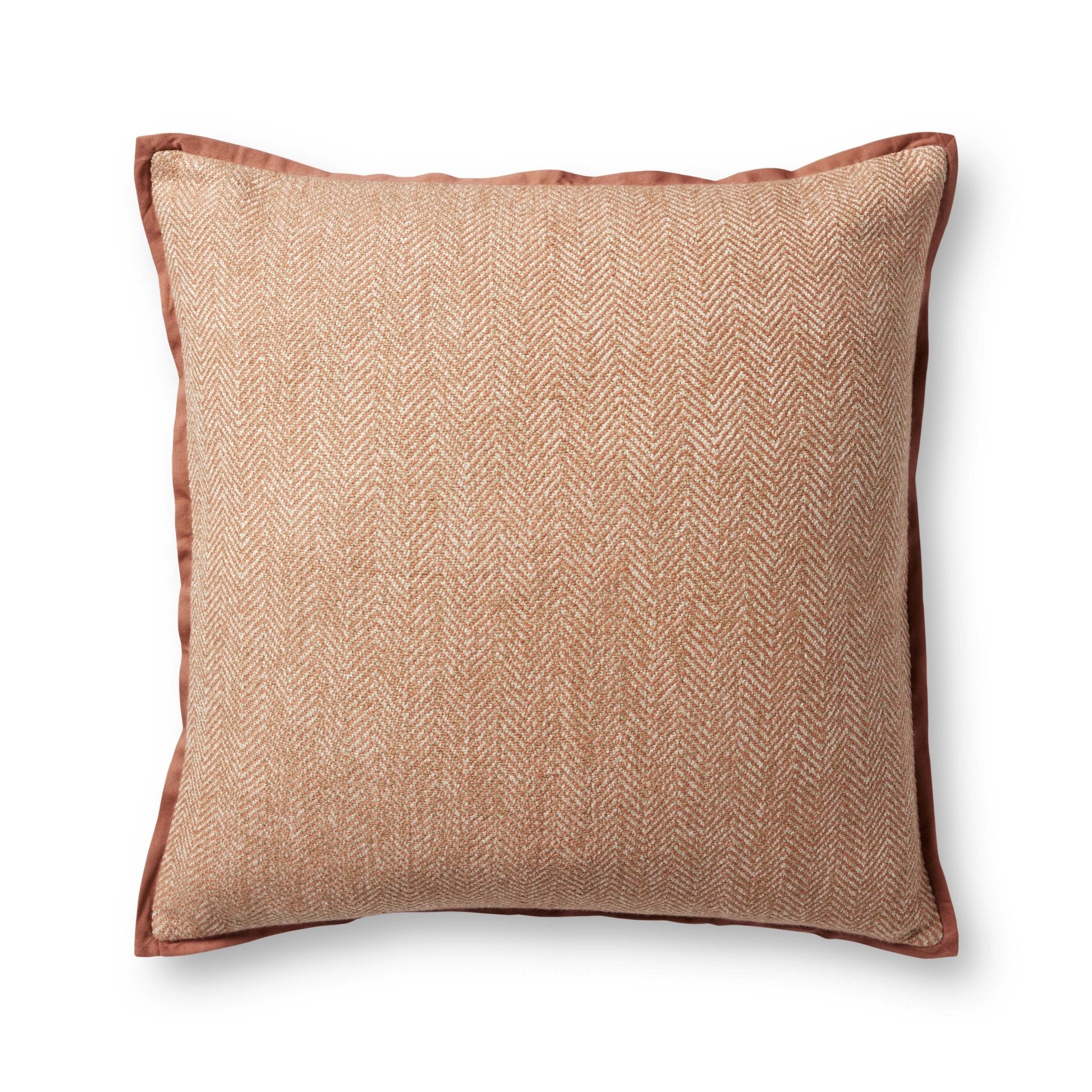 Jean Stoffer x Loloi PJS0018 Rose 22'' x 22'' Cover Only Pillow White Cliff Studio Throw Pillows