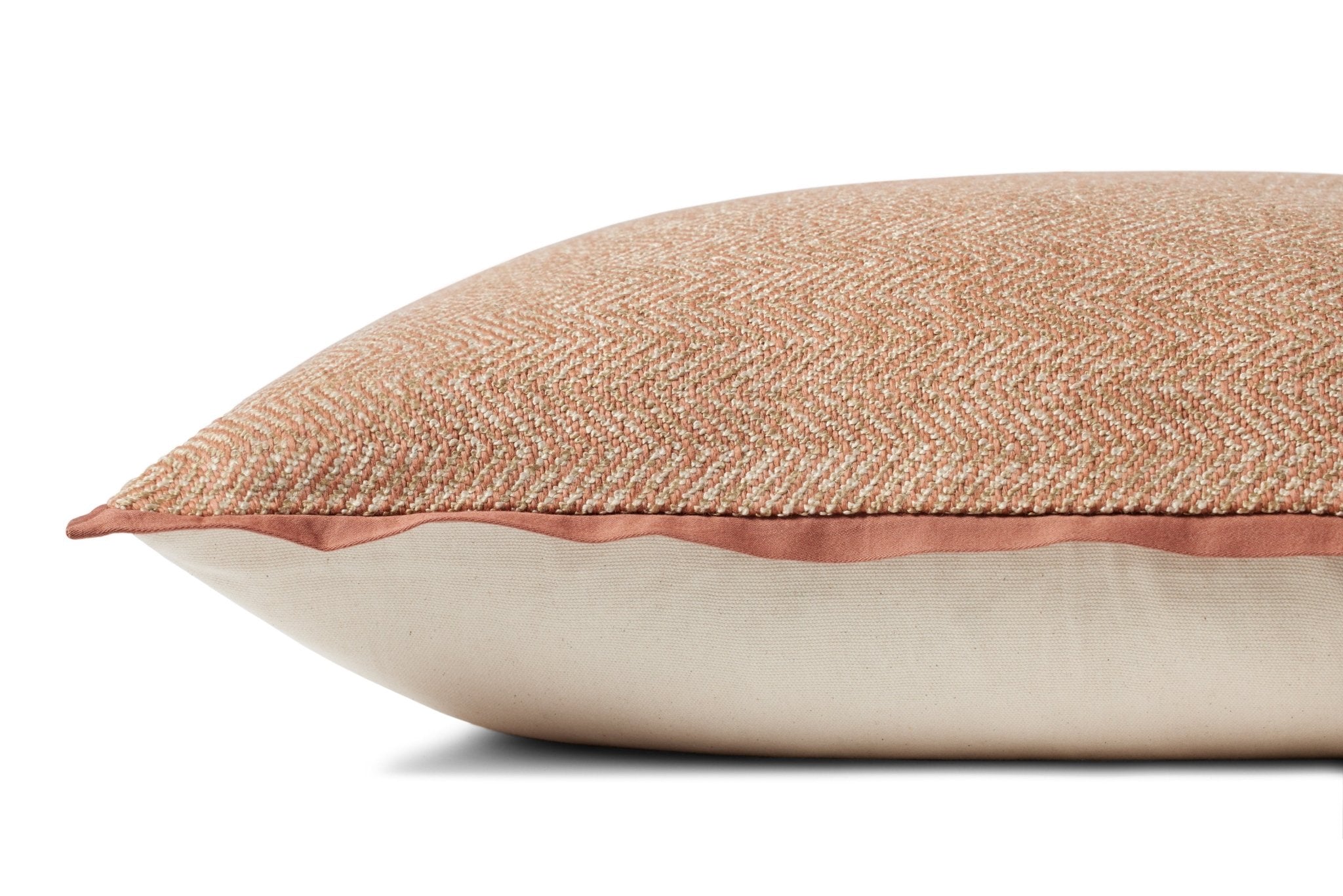 Jean Stoffer x Loloi PJS0018 Rose 22'' x 22'' Cover Only Pillow White Cliff Studio Throw Pillows