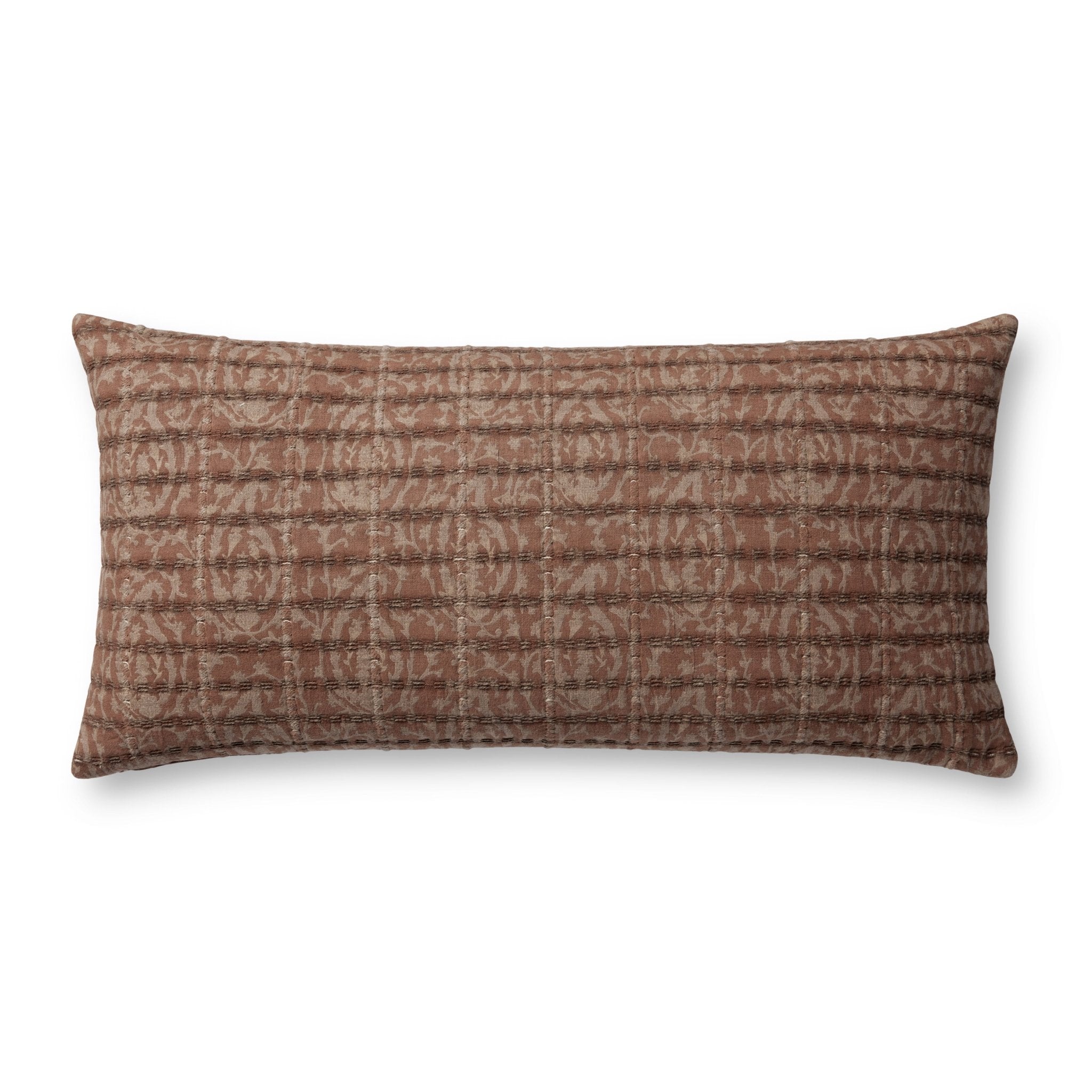 Jean Stoffer x Loloi PJS0020 Clay 13'' x 35'' Cover Only Pillow White Cliff Studio Throw Pillows