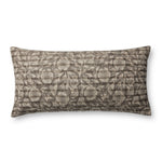 Jean Stoffer x Loloi PJS0021 Chocolate 12'' x 27'' Cover Only Pillow White Cliff Studio Throw Pillows