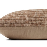 Jean Stoffer x Loloi PJS0022 Cinnamon 12'' x 27'' Cover Only Pillow White Cliff Studio Throw Pillows