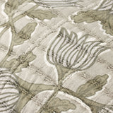 Jean Stoffer x Loloi PJS0023 Natural / Sage 16'' x 26'' Cover Only Pillow White Cliff Studio Throw Pillows