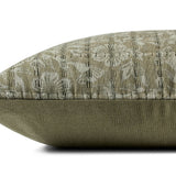 Jean Stoffer x Loloi PJS0024 Green / Grey 18'' x 18'' Cover Only Pillow White Cliff Studio Throw Pillows