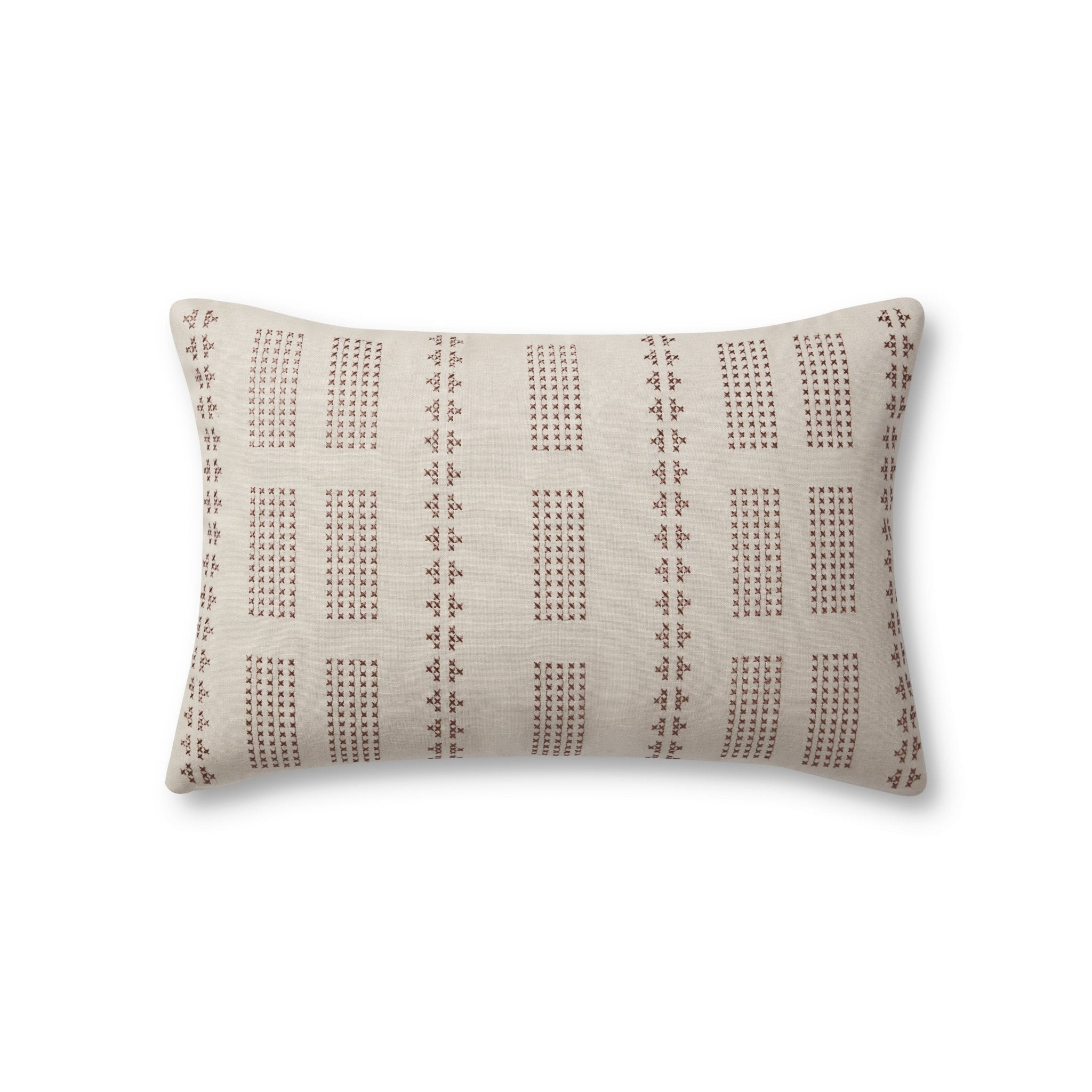 Jean Stoffer x Loloi Thomas Natural 13'' x 21'' Cover Only Pillow White Cliff Studio Pillow