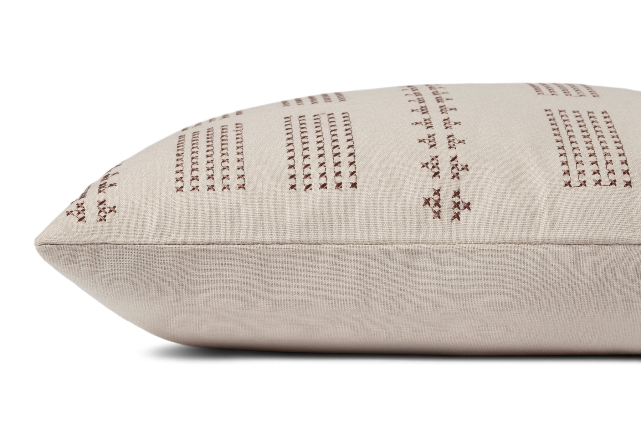 Jean Stoffer x Loloi Thomas Natural 13'' x 21'' Cover Only Pillow White Cliff Studio Pillow