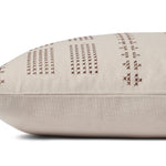 Jean Stoffer x Loloi Thomas Natural 13'' x 21'' Cover Only Pillow White Cliff Studio Pillow