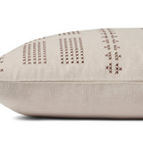 Jean Stoffer x Loloi Thomas Natural 13'' x 21'' Cover Only Pillow White Cliff Studio Pillow