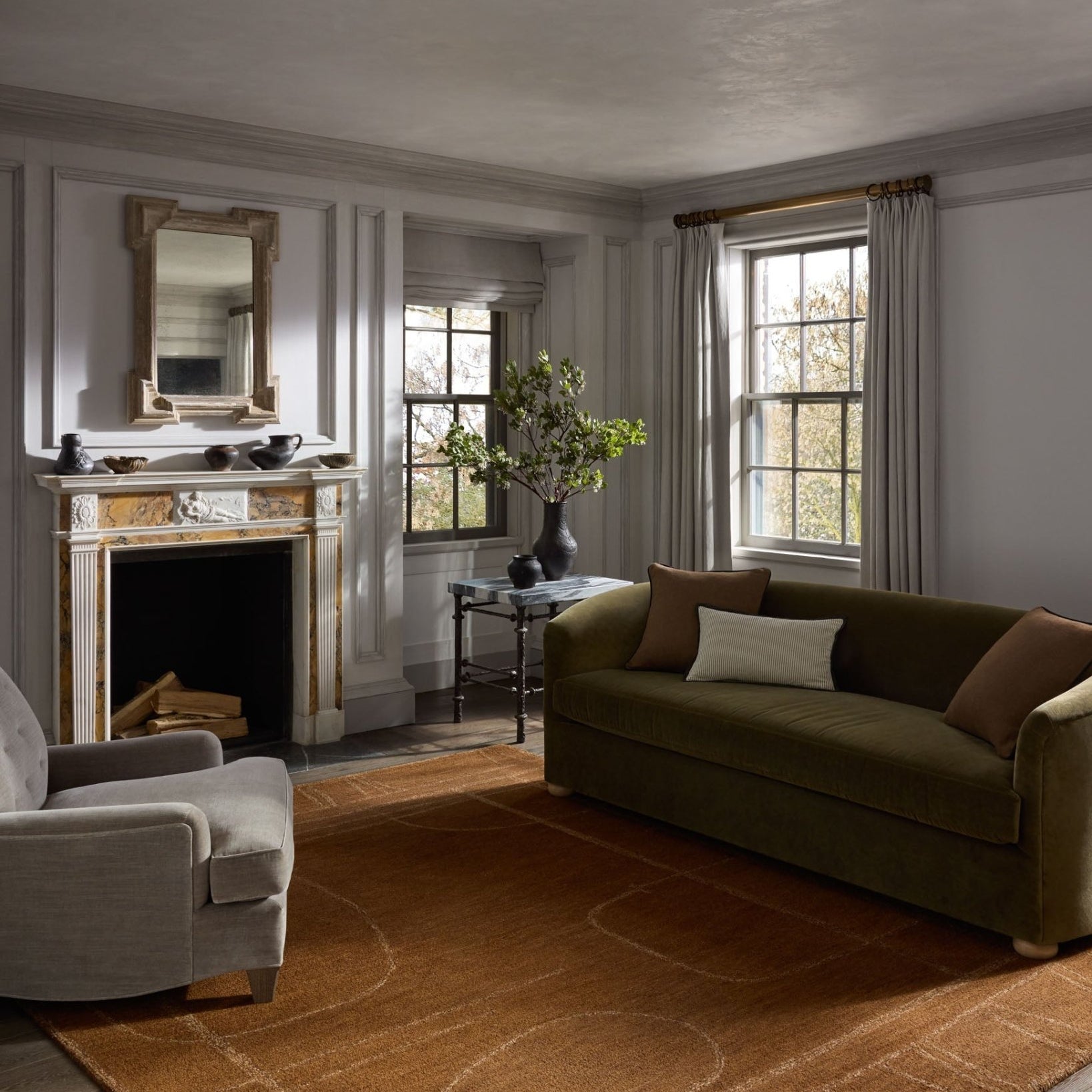 Jeremiah Brent x Loloi Barrow Clay / Natural Rug White Cliff Studio Rugs