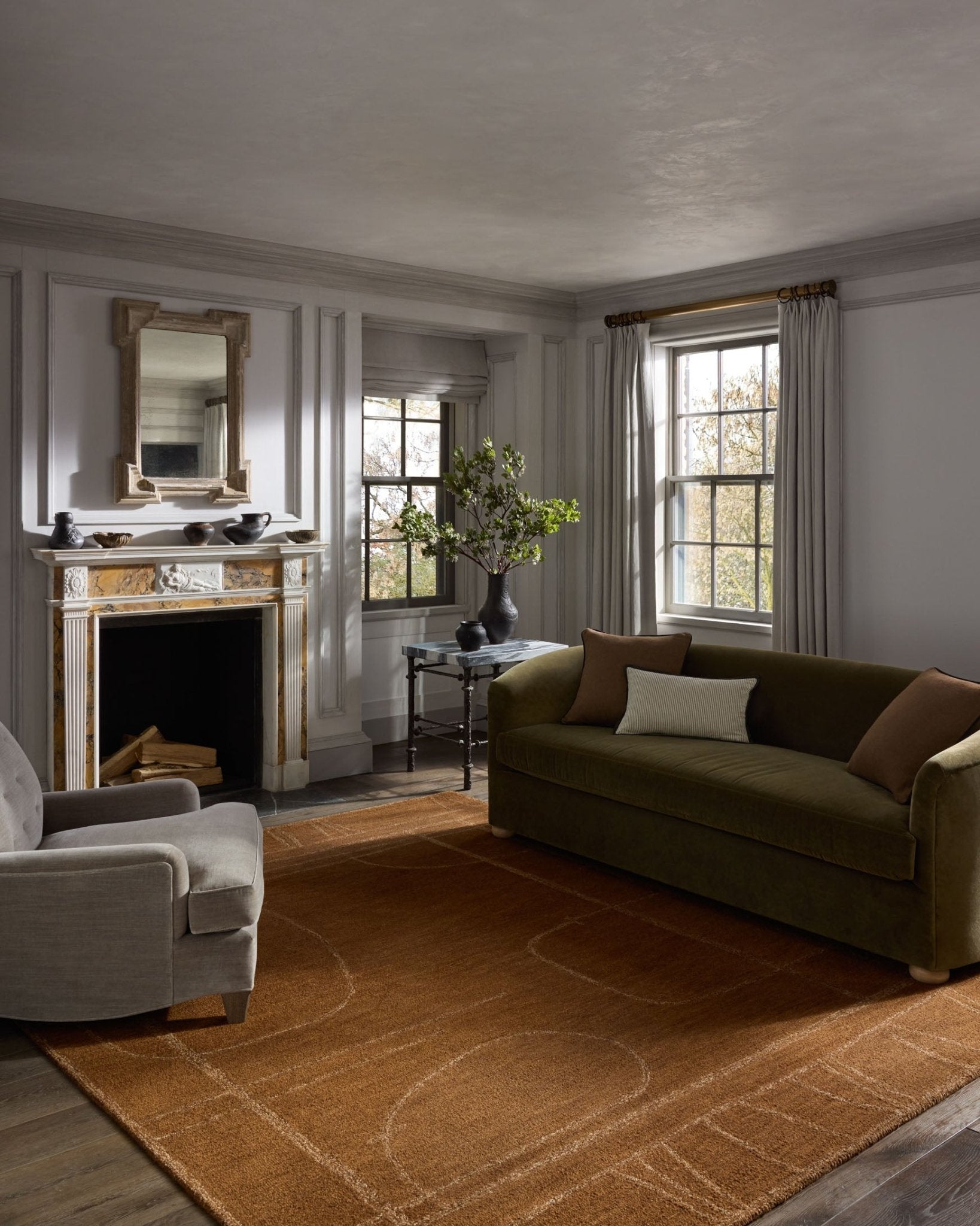 Jeremiah Brent x Loloi Barrow Clay / Natural Rug White Cliff Studio Rugs