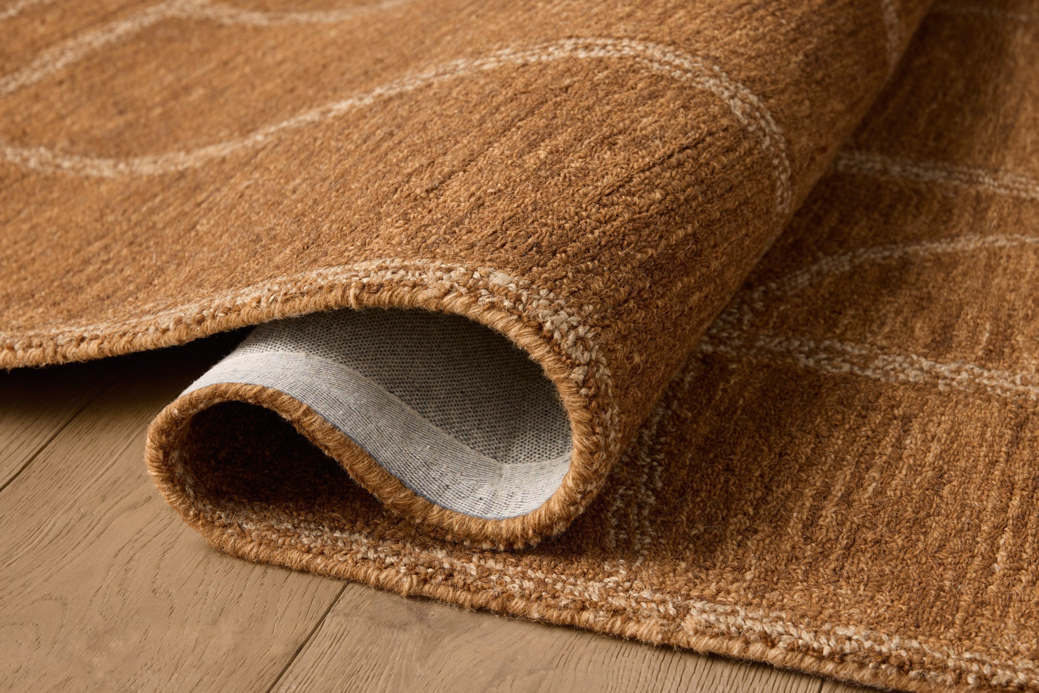 Clay Pattern Rug Hand Tufted Wool Jute Rug Clay Natural - Barrow – White Cliff Studio