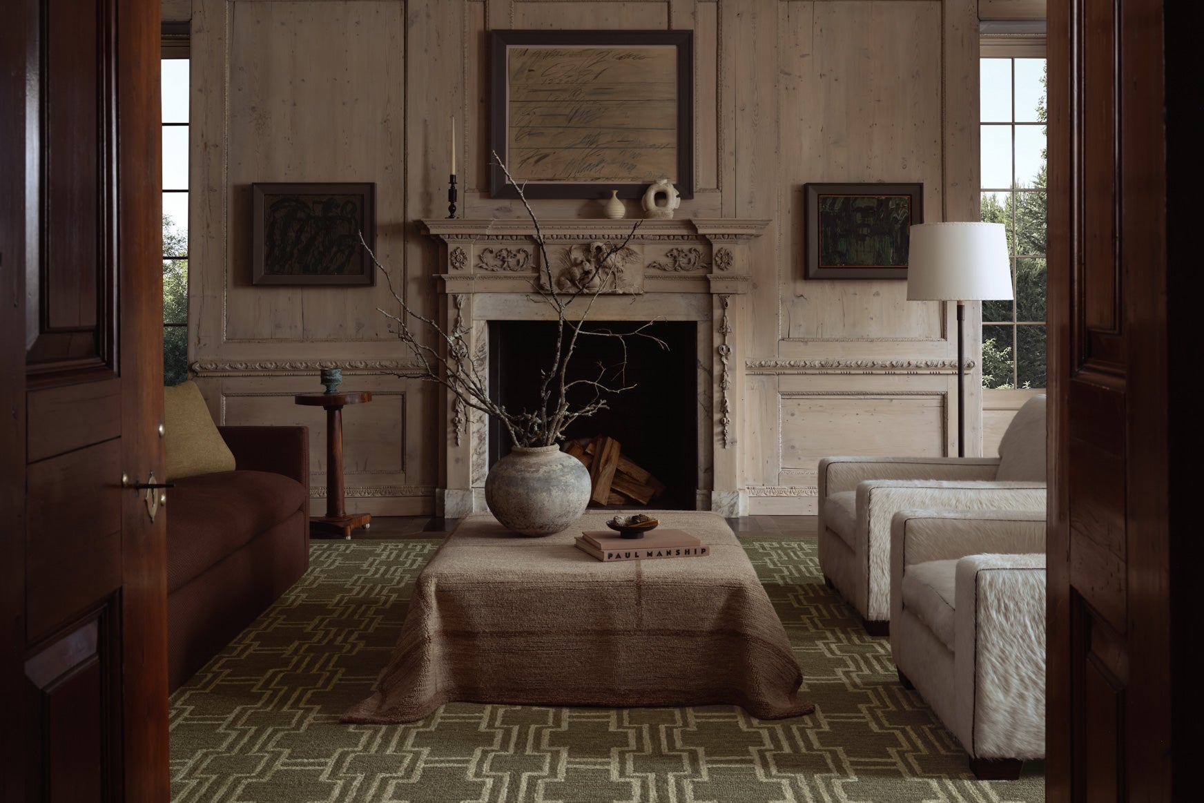 Jeremiah Brent x Loloi Barrow Moss / Beige Rug White Cliff Studio Rugs