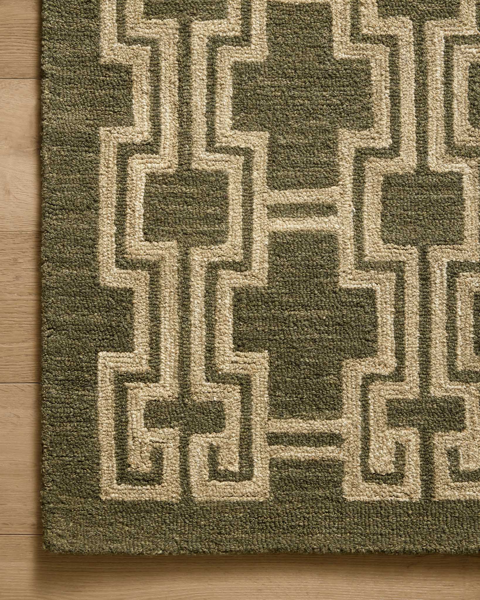 Jeremiah Brent x Loloi Barrow Moss / Beige Rug White Cliff Studio Rugs