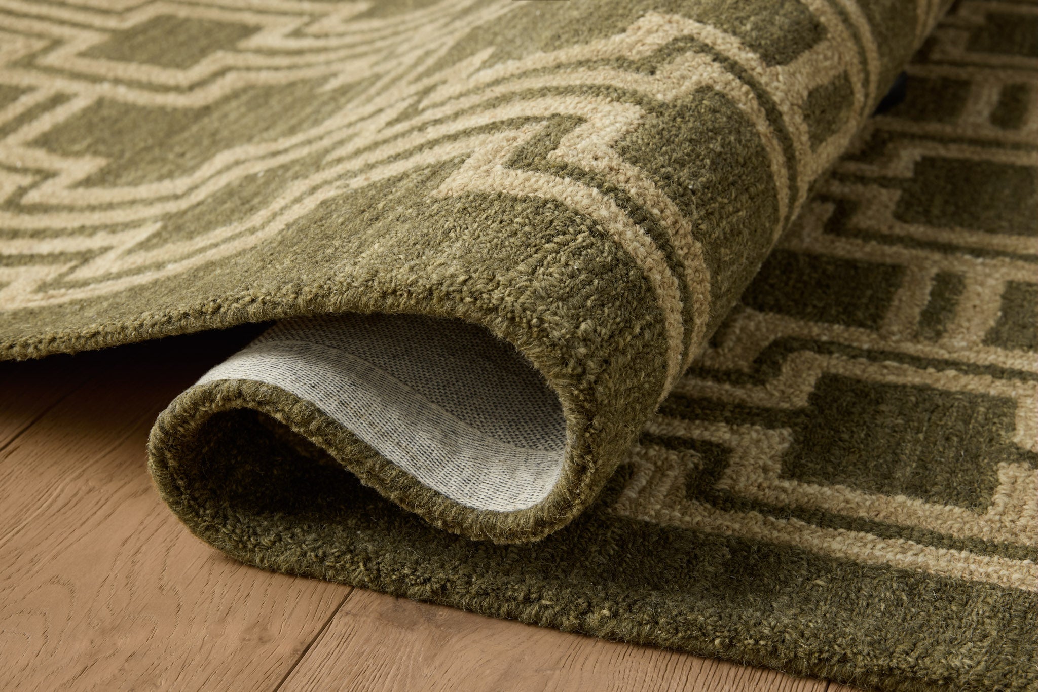 Jeremiah Brent x Loloi Barrow Moss / Beige Rug White Cliff Studio Rugs