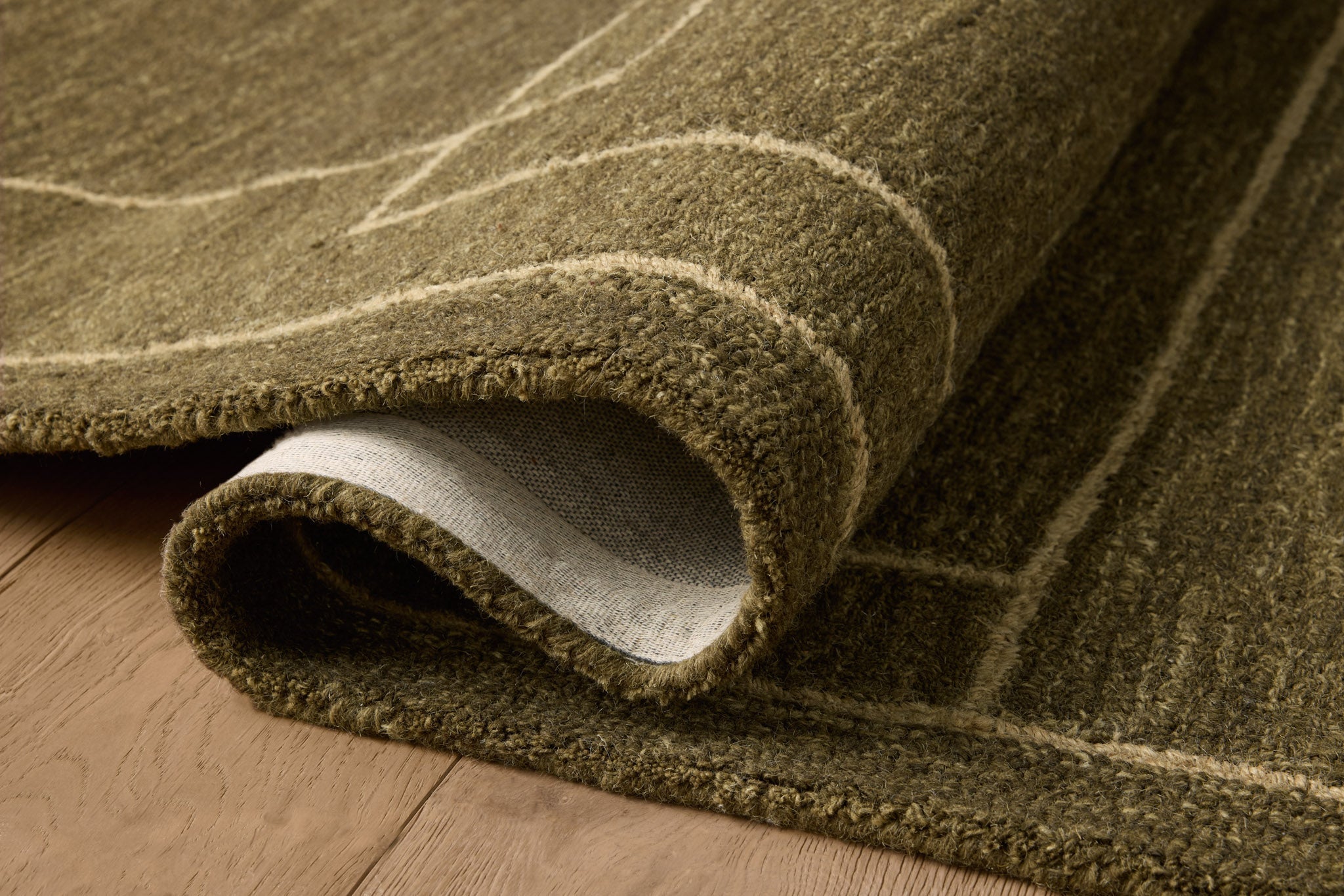 Jeremiah Brent x Loloi Barrow Olive / Natural Rug White Cliff Studio Rugs