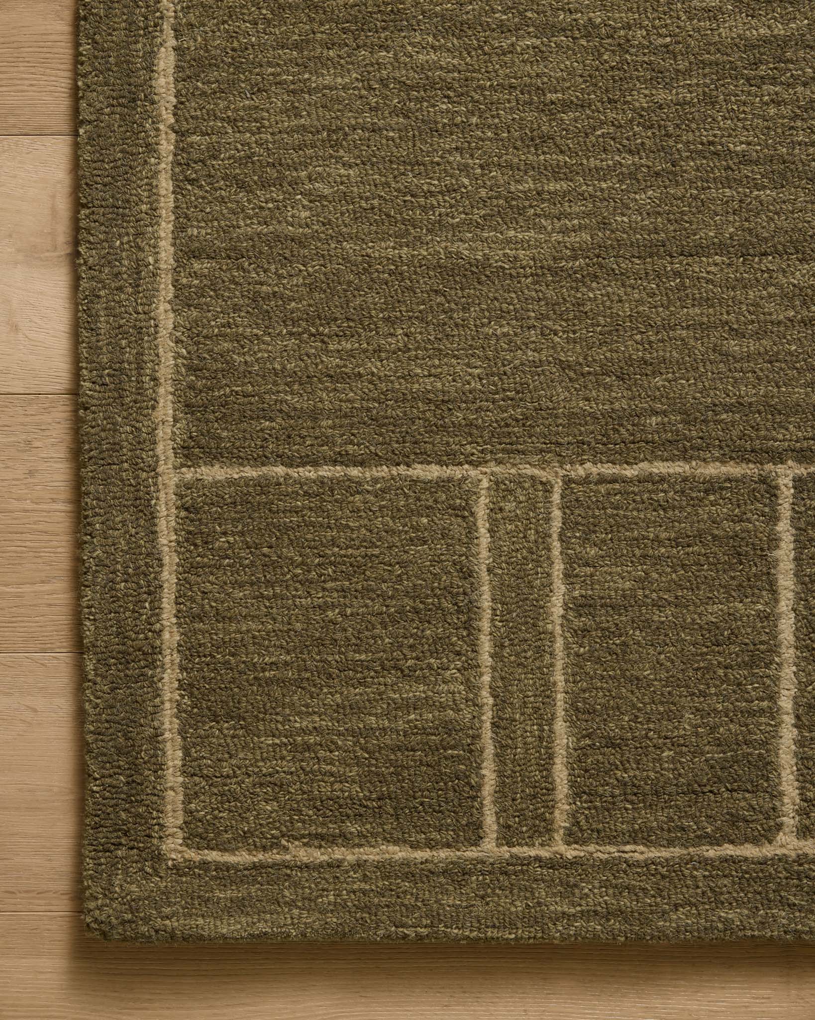 Jeremiah Brent x Loloi Barrow Olive / Natural Rug White Cliff Studio Rugs