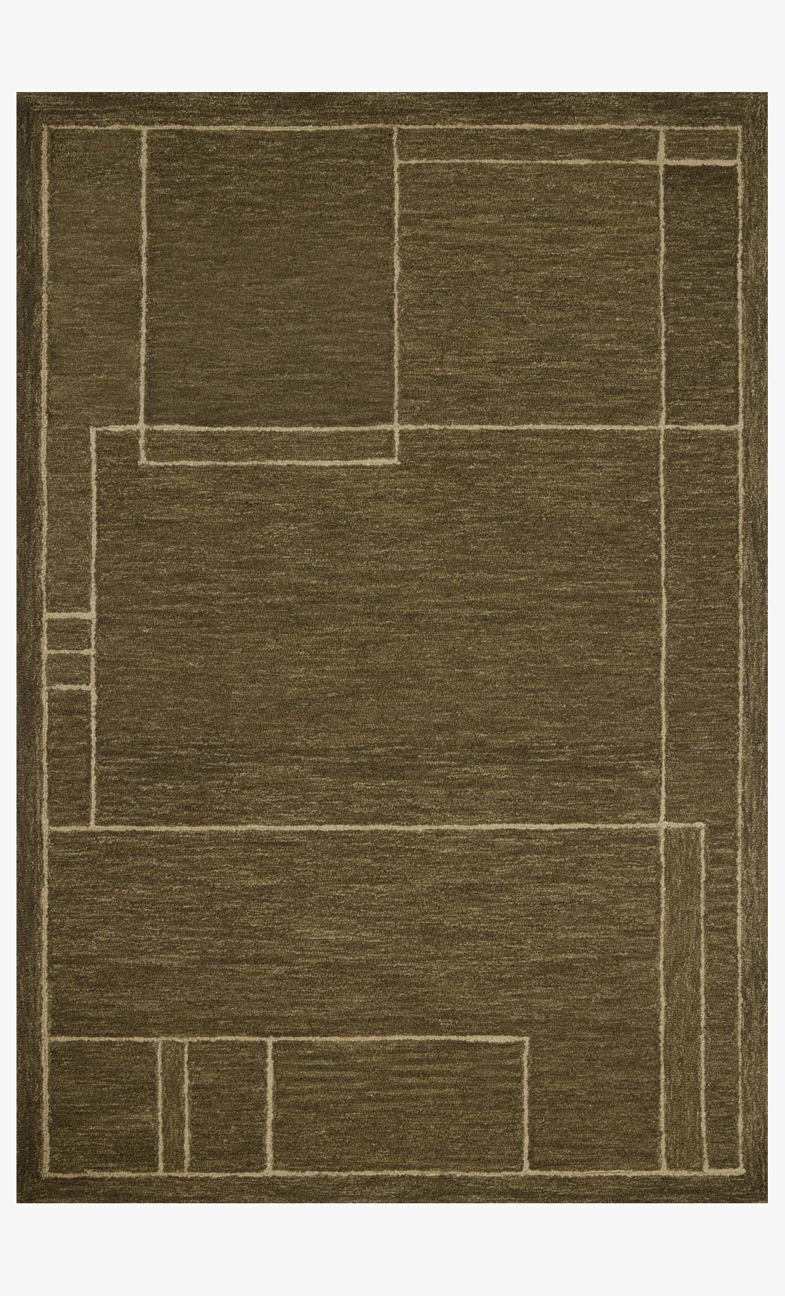 Jeremiah Brent x Loloi Barrow Olive / Natural Rug White Cliff Studio Rugs