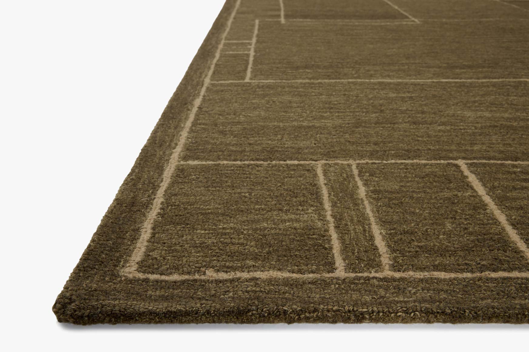 Jeremiah Brent x Loloi Barrow Olive / Natural Rug White Cliff Studio Rugs