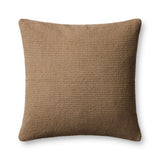 Jeremiah Brent x Loloi Bedford Brown 24'' x 24'' Pillow Cover Only White Cliff Studio Throw Pillows