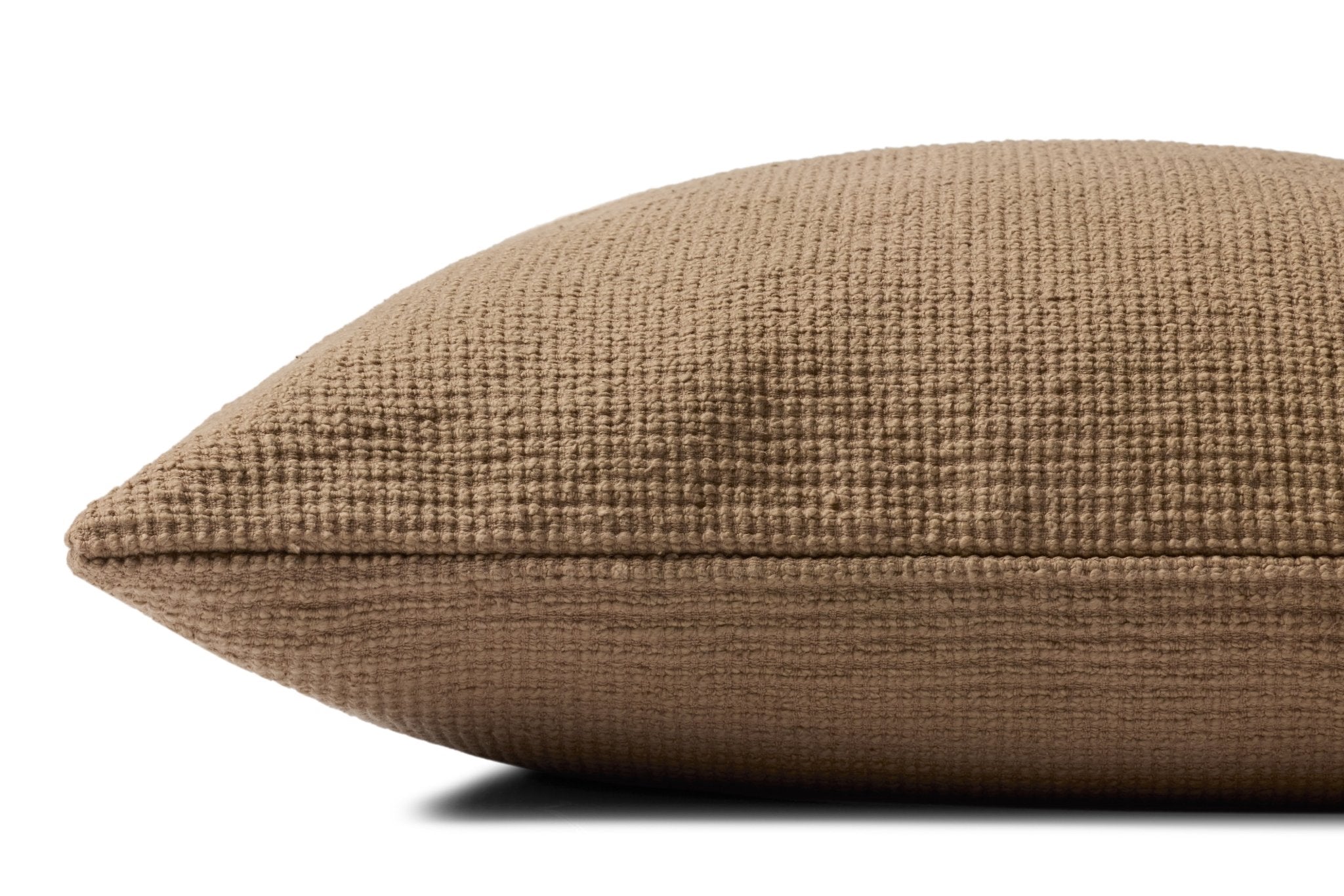 Jeremiah Brent x Loloi Bedford Brown 24'' x 24'' Pillow Cover Only White Cliff Studio Throw Pillows