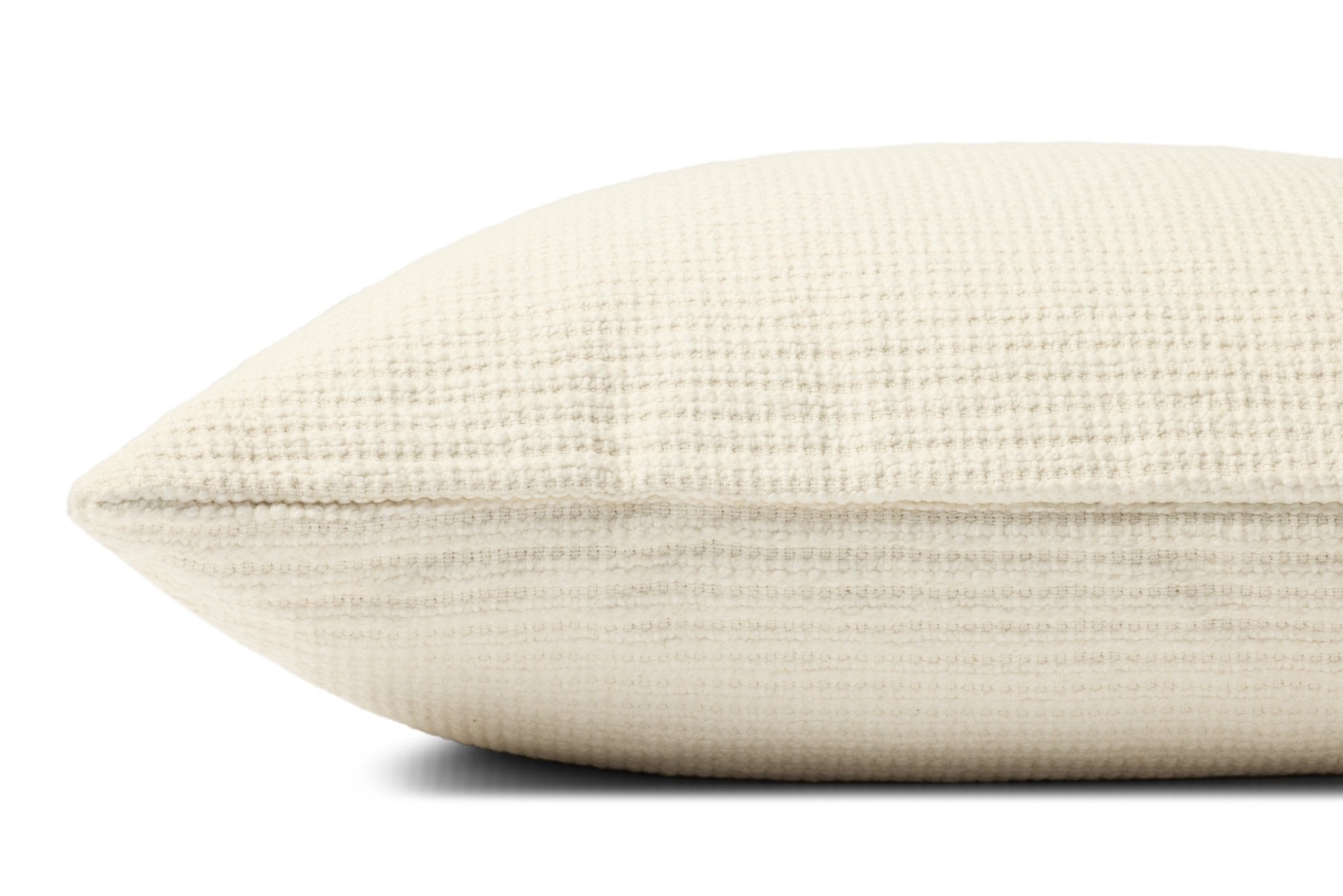 Jeremiah Brent x Loloi Bedford Ivory 24'' x 24'' Pillow Cover Only White Cliff Studio Throw Pillows