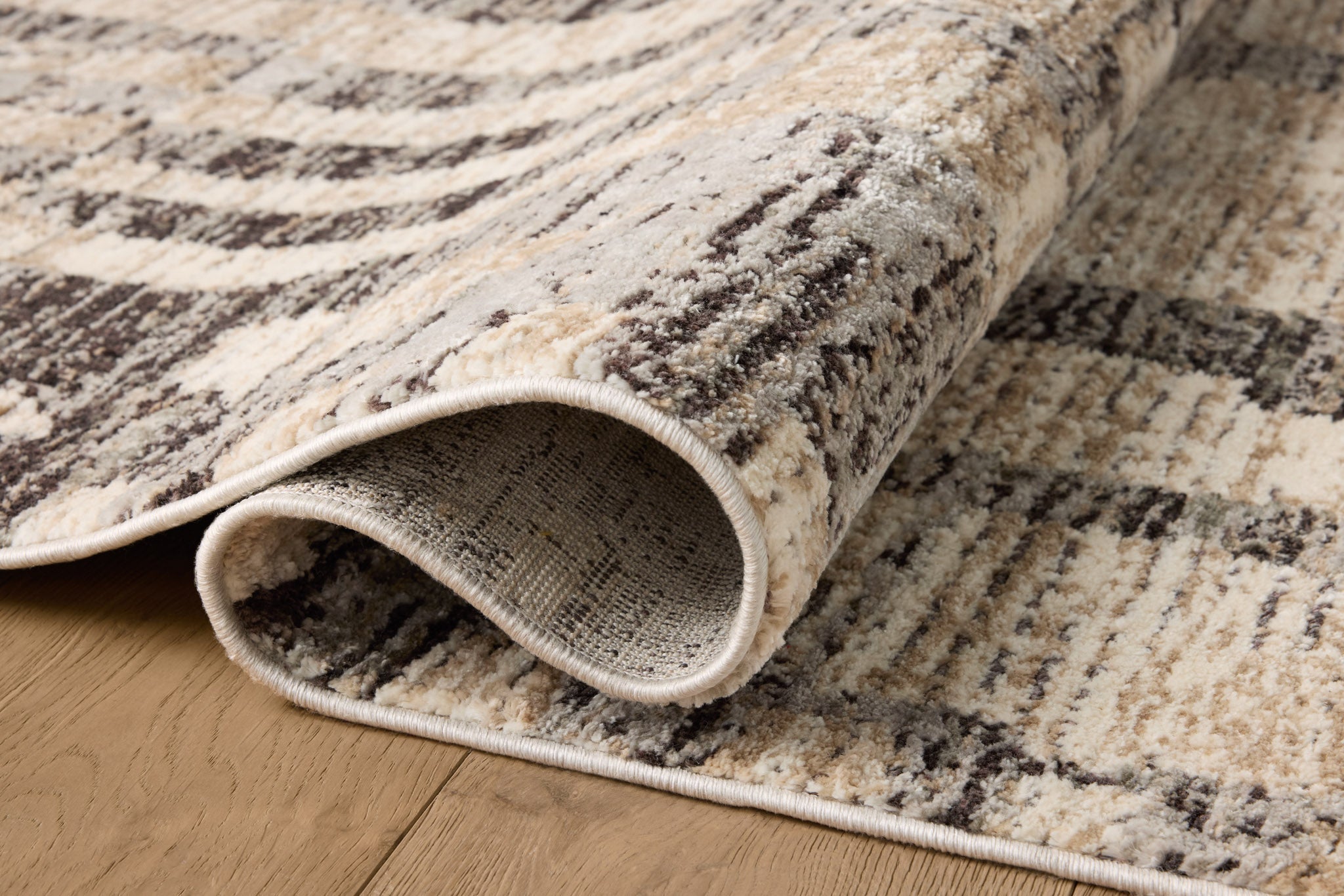Jeremiah Brent x Loloi Bleecker Beige / Stone Rug White Cliff Studio Rugs