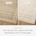 Jeremiah Brent x Loloi Bleecker Khaki / Natural Rug White Cliff Studio Rugs