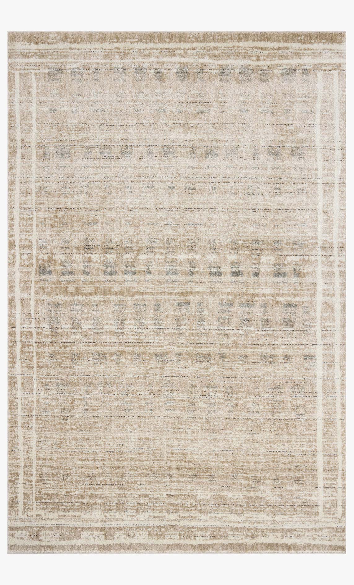 Jeremiah Brent x Loloi Bleecker Khaki / Natural Rug White Cliff Studio Rugs