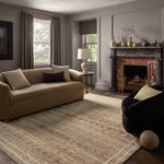 Jeremiah Brent x Loloi Bleecker Khaki / Natural Rug White Cliff Studio Rugs