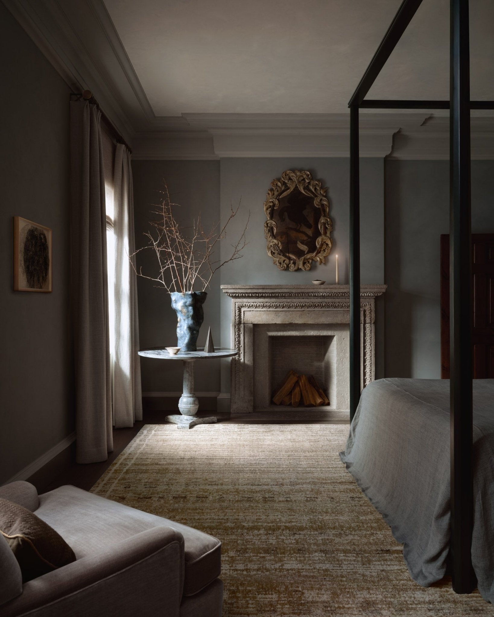 Jeremiah Brent x Loloi Bleecker Khaki / Natural Rug White Cliff Studio Rugs
