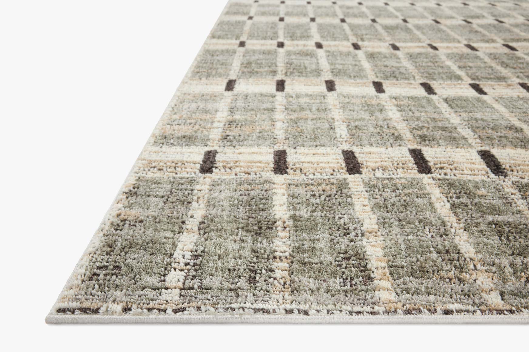 Jeremiah Brent x Loloi Bleecker Sage / Granite Rug White Cliff Studio Rugs