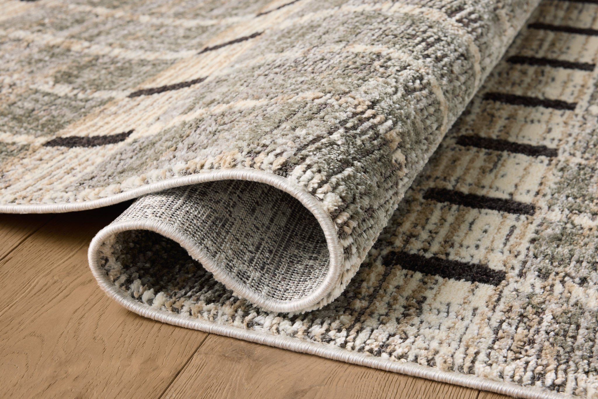 Jeremiah Brent x Loloi Bleecker Sage / Granite Rug White Cliff Studio Rugs
