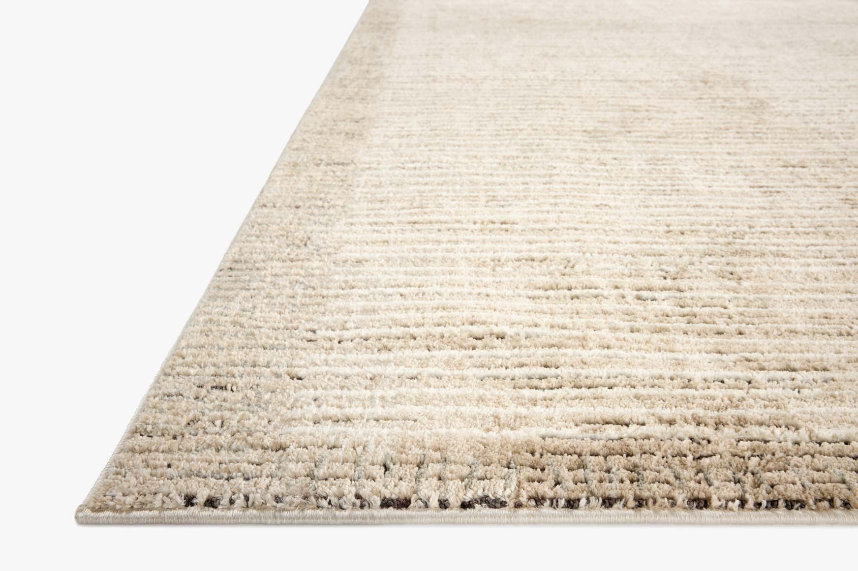 Jeremiah Brent x Loloi Bleecker Sand / Charcoal Rug White Cliff Studio Rugs