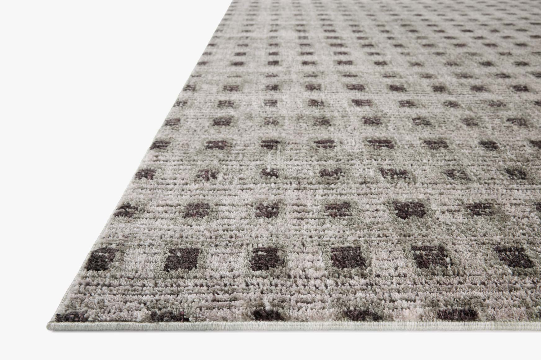 Jeremiah Brent x Loloi Bleecker Silver / Charcoal Rug White Cliff Studio Rugs