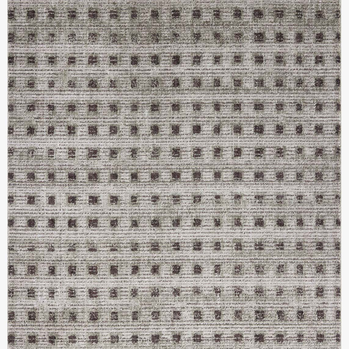 Jeremiah Brent x Loloi Bleecker Silver / Charcoal Rug White Cliff Studio Rugs