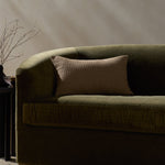 Jeremiah Brent x Loloi Christopher Brown 13'' x 21'' Pillow Cover Only White Cliff Studio Throw Pillows