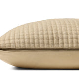 Jeremiah Brent x Loloi Christopher Natural 13'' x 21'' Pillow Cover Only White Cliff Studio Throw Pillows