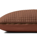 Jeremiah Brent x Loloi Christopher Rust 12'' x 27'' Pillow Cover Only White Cliff Studio Throw Pillows