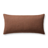 Jeremiah Brent x Loloi Christopher Rust 12'' x 27'' Pillow Cover Only White Cliff Studio Throw Pillows