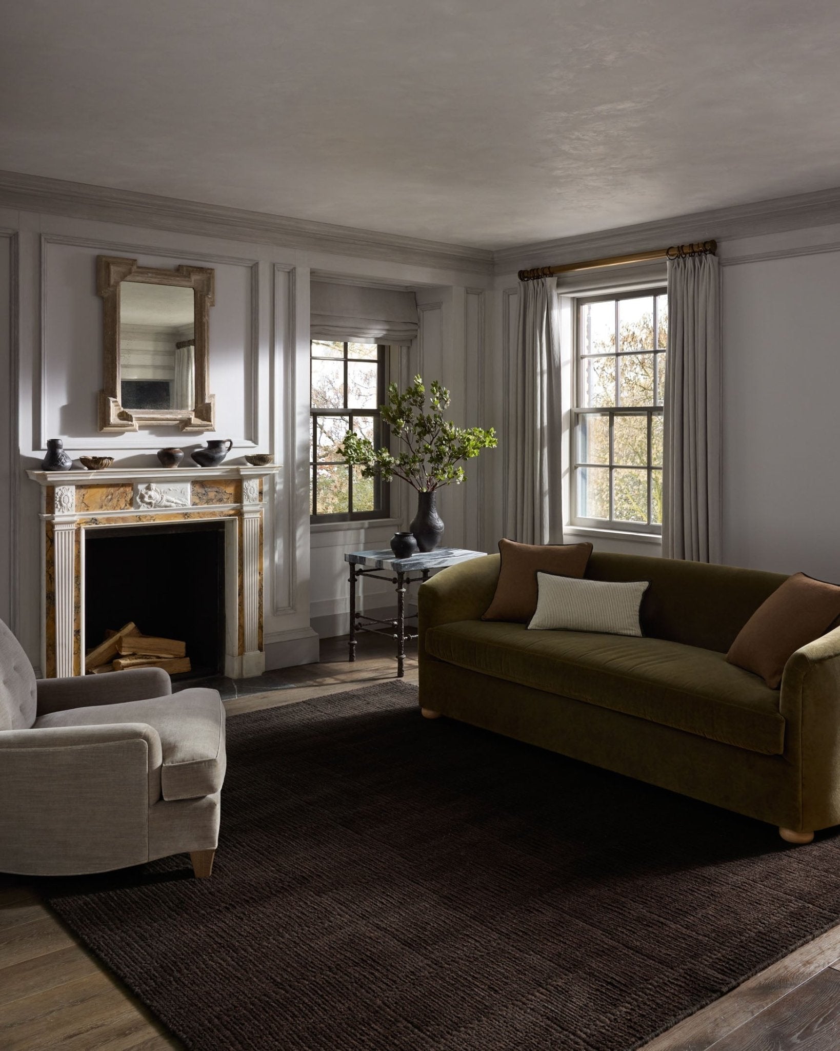 Jeremiah Brent x Loloi Greenwich Brown Rug White Cliff Studio Rugs