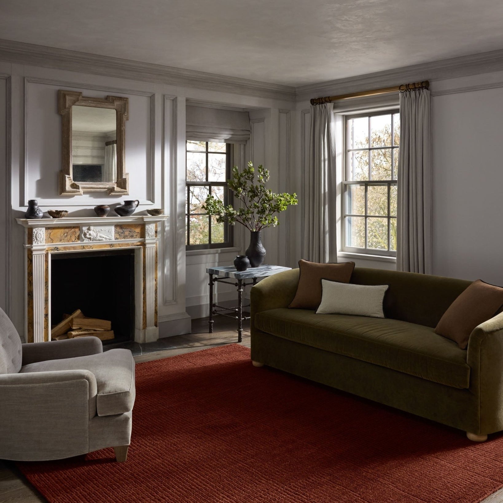 Jeremiah Brent x Loloi Greenwich Merlot Rug White Cliff Studio Area Rugs