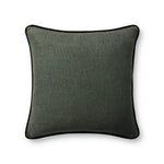 Jeremiah Brent x Loloi Hudson Blue / Black 20'' x 20'' Pillow Cover Only White Cliff Studio Throw Pillows