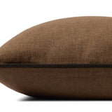 Jeremiah Brent x Loloi Hudson Brown / Black 20'' x 20'' Pillow Cover Only White Cliff Studio Throw Pillows